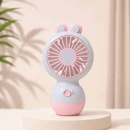 BunnyBreeze™ – Draagbare Kinder Ventilator | Houd Je Kind Koel & Blij Tijdens Warme Zomerdagen