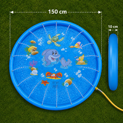 SplashJoy™ – Interactieve watersproeimat voor kinderen | Verkoelende zomerpret zonder verveling