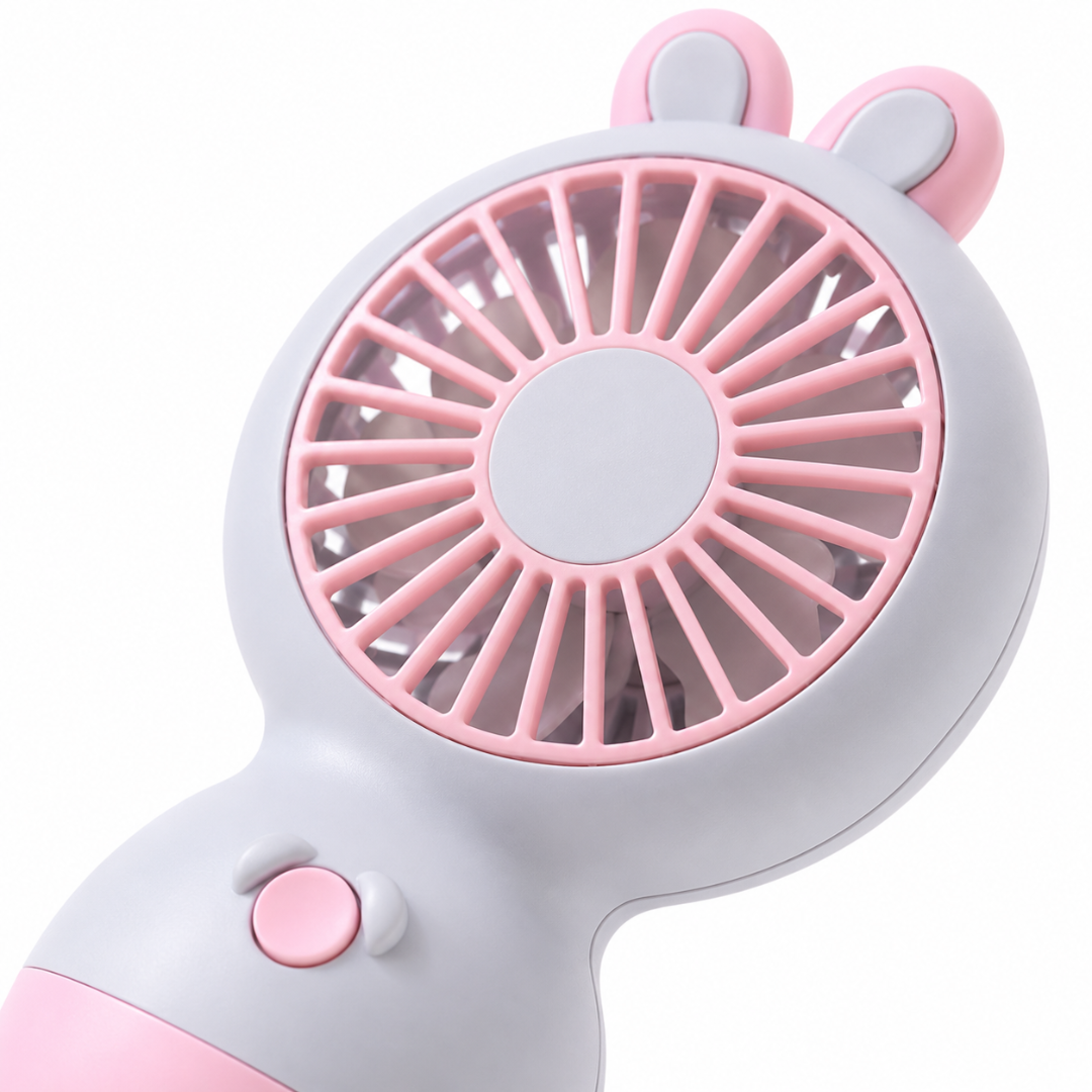 BunnyBreeze™ – Draagbare Kinder Ventilator | Houd Je Kind Koel & Blij Tijdens Warme Zomerdagen