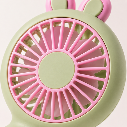 BunnyBreeze™ – Draagbare Kinder Ventilator | Houd Je Kind Koel & Blij Tijdens Warme Zomerdagen