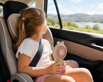 BunnyBreeze™ – Draagbare Kinder Ventilator | Houd Je Kind Koel & Blij Tijdens Warme Zomerdagen