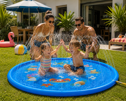 SplashJoy™ – Interactieve watersproeimat voor kinderen | Verkoelende zomerpret zonder verveling