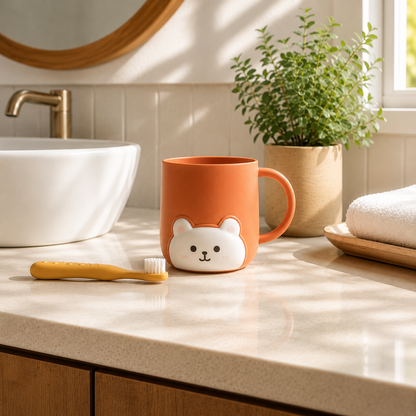 BearCup™ – Schattige tandenpoetsbeker voor kinderen | Geef je kind een eigen plekje in de badkamer