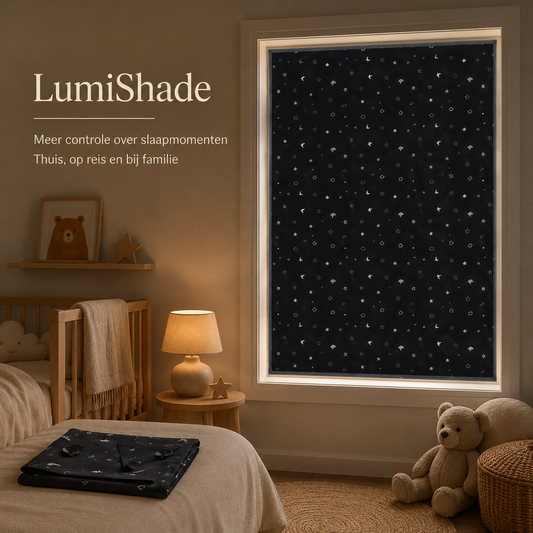 LumiShade – Draagbaar verduisteringsgordijn met zuignappen | maak elke kamer rustiger voor dutjes, bedtijd en reizen